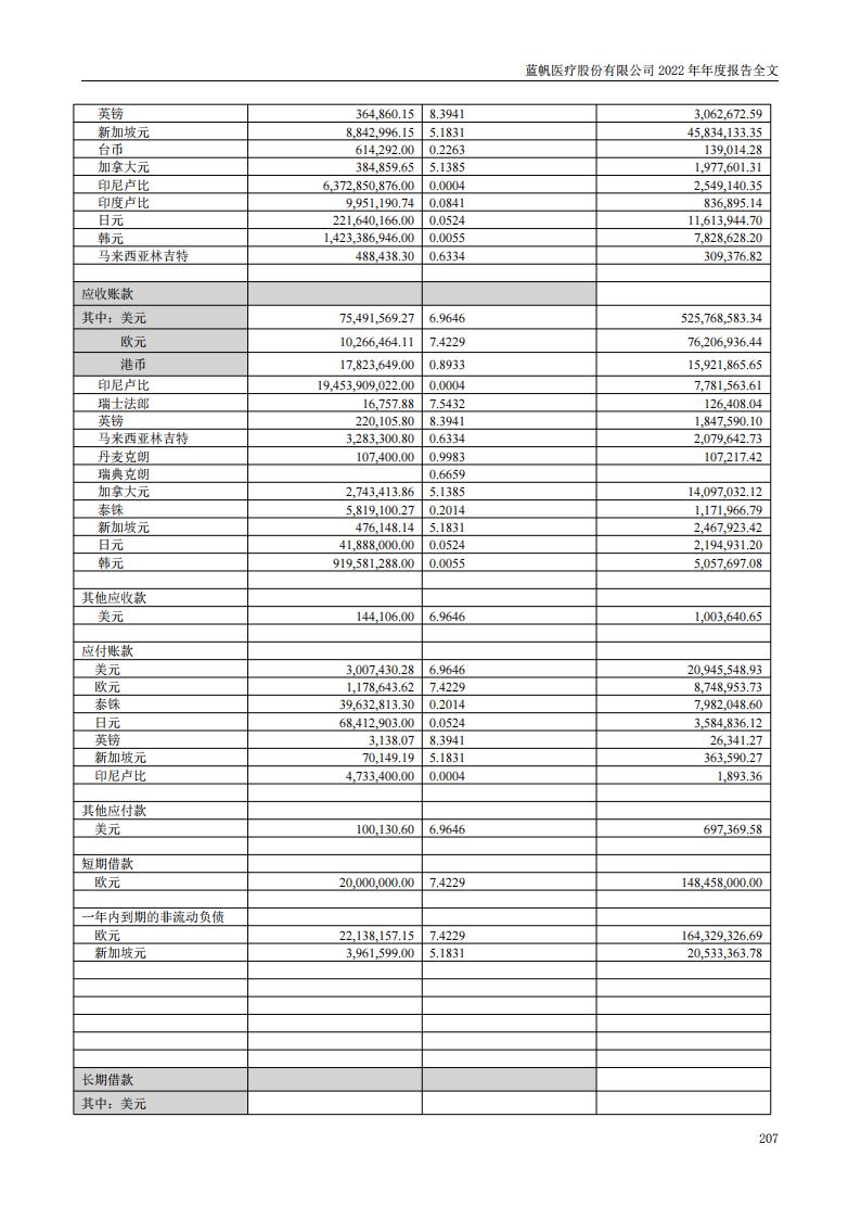 尊龙凯时股份有限公司2022年年度报告_206