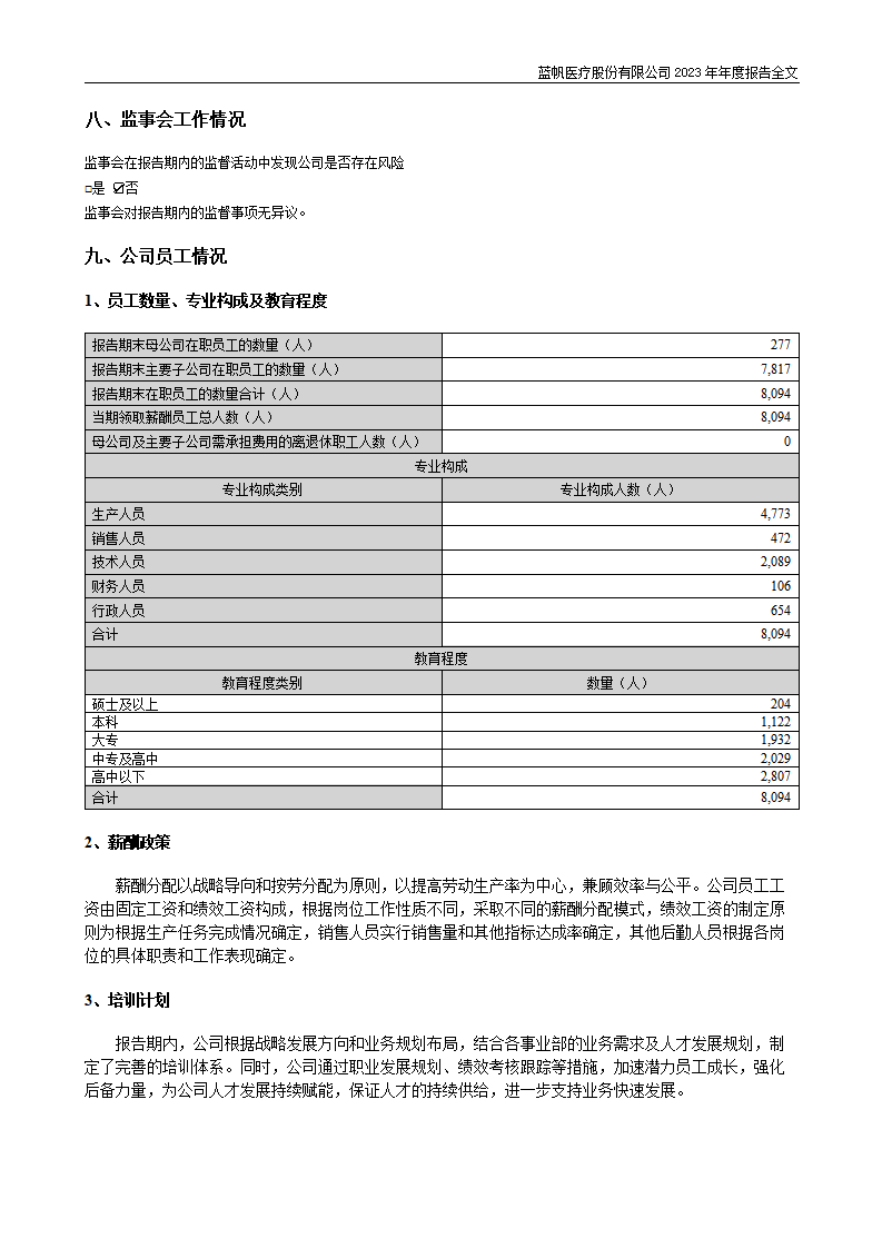 尊龙凯时股份有限公司2023年年度报告_90