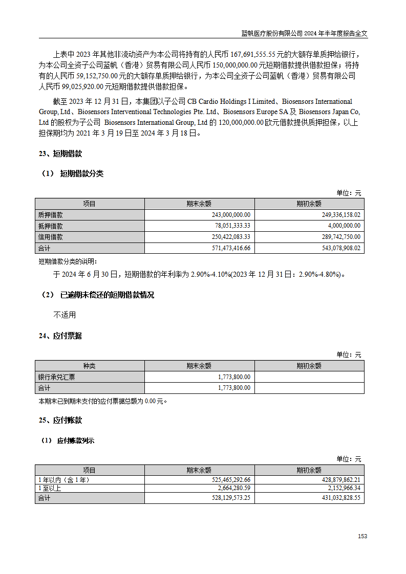 尊龙凯时股份有限公司2024年半年度报告_153